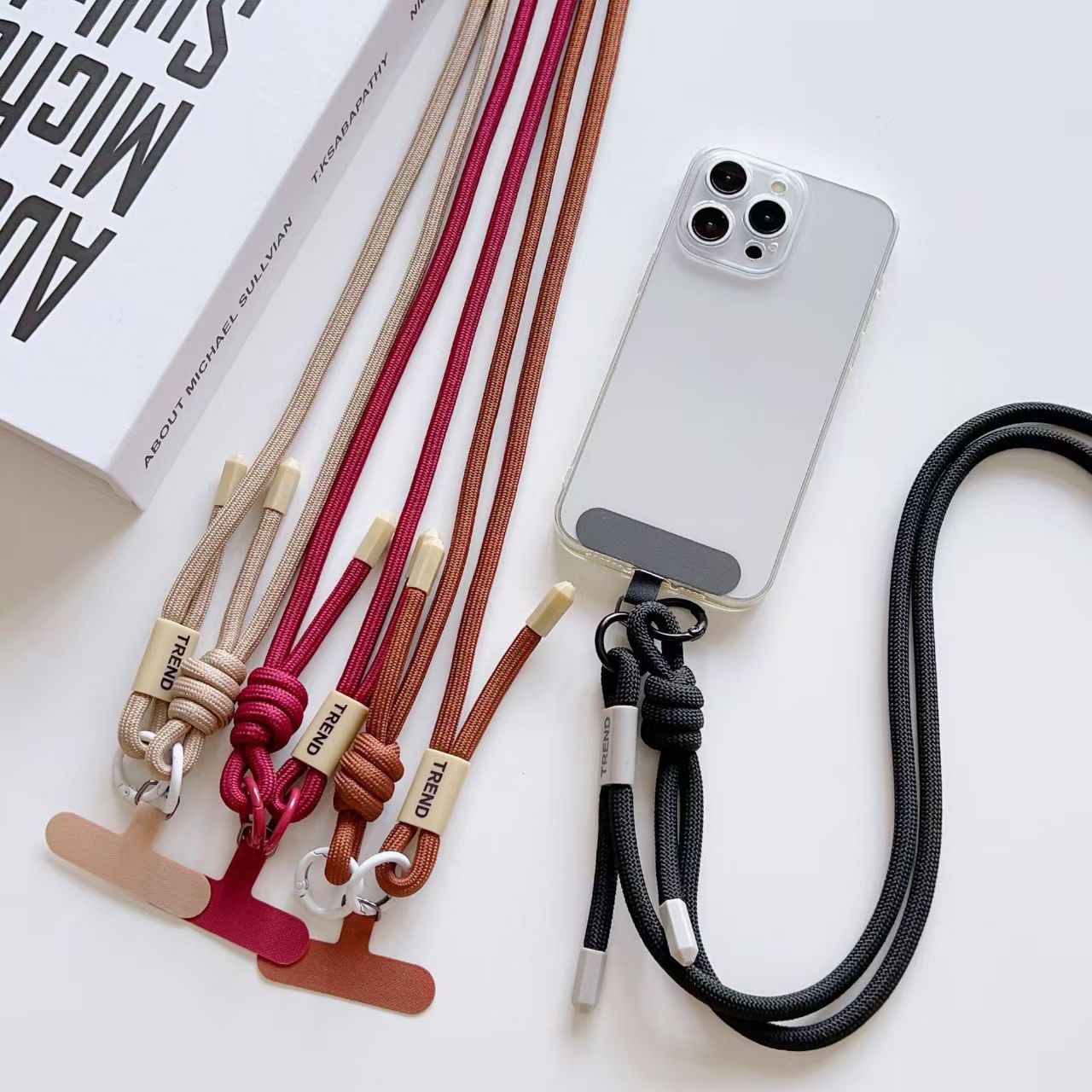 Crossbody Lanyard Neck Strap Case - Adjustable Fashion Anti Loss Phone Lanyard