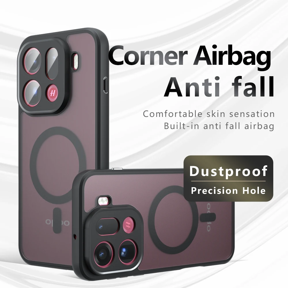 Case For OPPO Find X9 Pro Shoc - Matte Hard Pc Back Case review and price